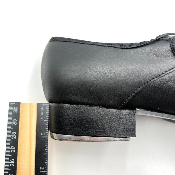 6W 6 WIDE‎ WIDTH Capezio Women's 3800 Black Leather Mary Jane Dance Tap Shoes - Picture 14 of 14